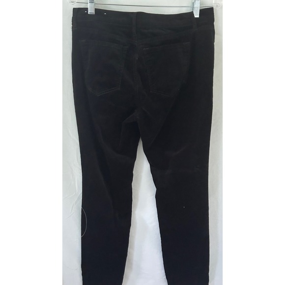 ANN TAYLOR LOFT Modern Skinny Black Corduroy Pants Size 10 30 - Picture 3 of 4